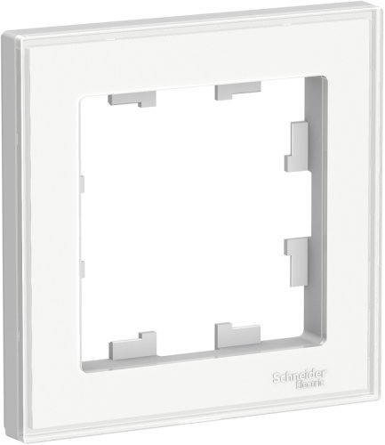 Рамка универсальная Systeme Electric AtlasDesign Art 1-м. белый фото Рамка универсальная Systeme Electric AtlasDesign Art 1-м. белый картинка